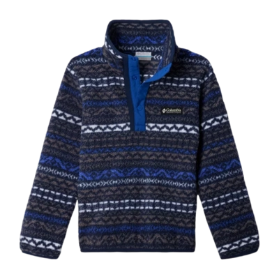 Trui Columbia Kids Helvetia II Printed Half Snap Fleece Columbia Grey