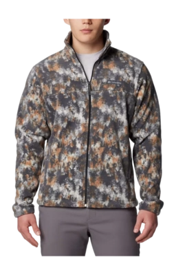 Vest Columbia Men Steens Mountain Printed Jacket Dark Stone