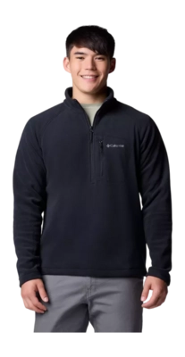 Vest Columbia Men Fast Trek III Half Zip Fleece Black