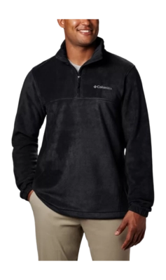 Vest Columbia Men Steens Mountain Half Zip Black