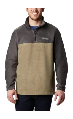 Vest Columbia Men Steens Mountain Half Zip Shark/Stone Grey