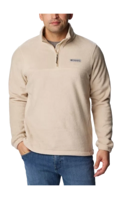 Vest Columbia Men Steens Mountain Half Zip Ancient Fossil