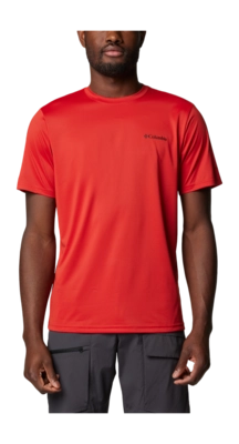 T-Shirt Columbia Men Hike Crew Sail Red