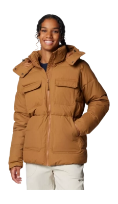Jacket Columbia Women Longhorn Ridge Insulated Camel Brown