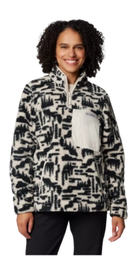 Pullover Columbia West Bend 1/4 Zip II Damen Dark Stone High