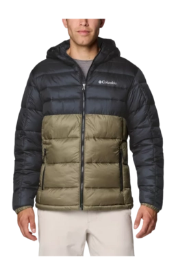 Jacket Columbia Men Buck Butte II Insulated Hooded Jacket Stone Green/Shark