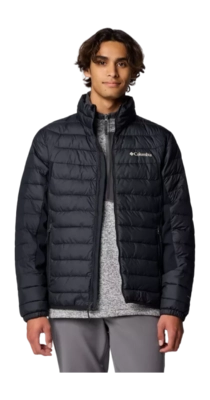 Jas Columbia Men Powder Lite II Hybrid Jacket Black