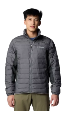 Jas Columbia Men Powder Lite II Hybrid Jacket City Grey/Shark