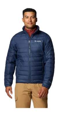 Jas Columbia Men Powder Lite II Hybrid Jacket Collegiate Navy