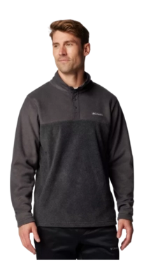 Zip Sweatshirt Columbia Men Steens Mountain Half Snap II Charcoal Heather