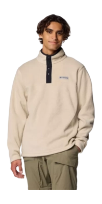 Zip Sweatshirt Columbia Men Steens Mountain Half Snap II Ancient Fossil