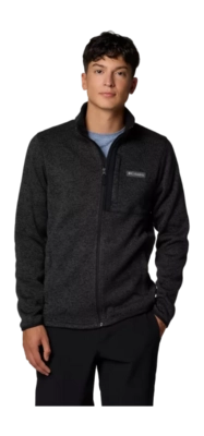 Zip Sweatshirt Columbia Men Sweater Weather Full Zip Black Heather