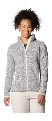 Gilet Columbia Women Sweater Weather Full Zip II Chalk Heather