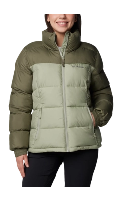 Winterjacke Columbia Pike Lake Full Zip Jacket Damen Stone Green/Safari