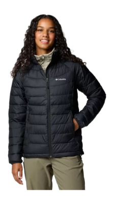 Jas Columbia Women Powder Lite II Full Zip Jacket Black
