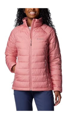 Jacket Columbia Women Powder Lite II Full Zip Jacket Pink Agave