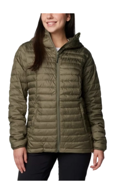Jas Columbia Women Silver Falls II Hooded Jacket Stone Green