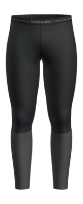 Legging Icebreaker Men ZoneKnit 200 Black Jet Heather Carbon