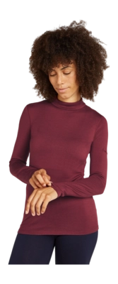 Maillot de Corps Icebreaker Femme 260 Tech Ls Turtleneck Port