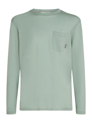 T-Shirt Icebreaker Homme Merino 150 Tech Lite III LS Relaxed Pocket Tee Moss