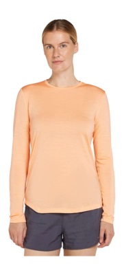 T-Shirt Icebreaker Women Merino 125 Cool-Lite Sphere III LS Tee Sunstone