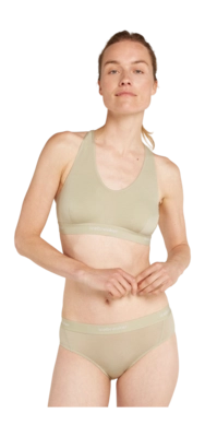 Brassière Icebreaker Femme Merino 125 Cool-Lite Sprite Racerback Bra Ashen