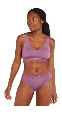 Sport BH Icebreaker Women Merino 125 Cool-Lite Sprite Racerback Bra Deco