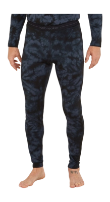 Legging Icebreaker Homme Merino 200 Oasis Cloud Dye Graphite/Black