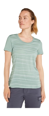 T-Shirt Icebreaker Women Merino 150 Tech Lite SS Scoop T Sea of Summits Moss