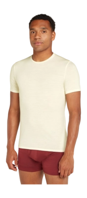 T-Shirt Icebreaker Men Anatomica SS Crewe Undyed '25