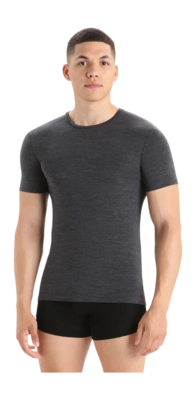 T-Shirt Icebreaker Men Anatomica SS Crewe Jet Heather '25