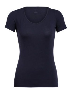 T-Shirt Icebreaker Women Siren SS Sweetheart Midnight Navy 24