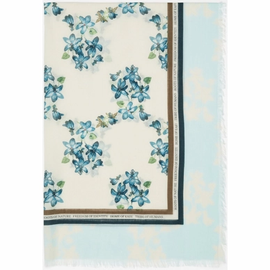Sjaal Marc O'Polo Women 208816402351 Multi Light Blue (180 x 70 cm)