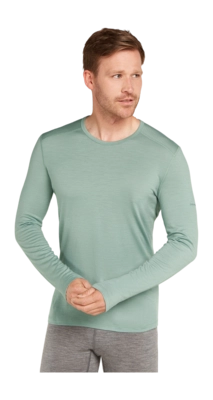 Ondershirt Icebreaker Men 200 Oasis LS Crewe Moss