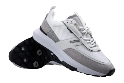 Cruyff Footwear Ambruzzia - Ripstop Reflect/Tumbled leather Lt. Grey