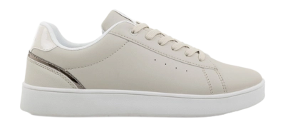 Cruyff Sports Footwear Challenge - Fine Grain/Patent/Metallic Beige