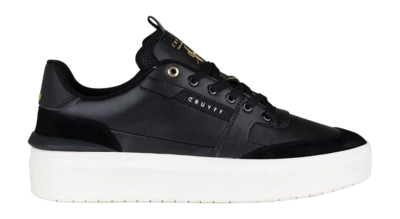 Cruyff Footwear Endorsed Tennis - Soft Leather/Suede Black
