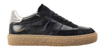 Cruyff Footwear Monumental Lux - Metallic Leather/Suede Black/Gold