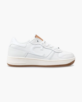 Cruyff Footwear Campo Low Lux - Tumbled Leather/Lizzard White/Tan