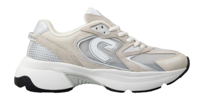 Cruyff Footwear Galaxy Runner - Mesh/Suede Cream/Silver