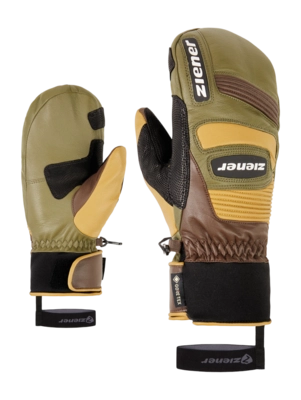 Want Ziener Men Guardi GTX Gore Plus Warm PR Mitten Glove Ski Alpine Dark Brown