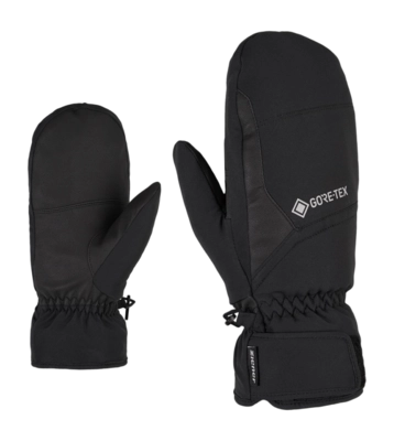 Want Ziener Men Garwel GTX Mitten Glove Ski Alpine Black