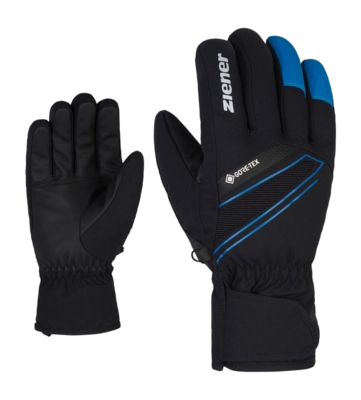Handschoen Ziener Men Gunar GTX Glove Ski Alpine Black/Persian Blue