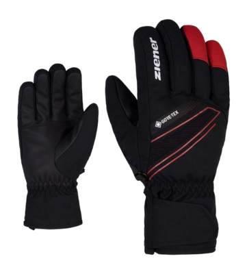 Handschoen Ziener Men Gunar GTX Glove Ski Alpine Black/Red