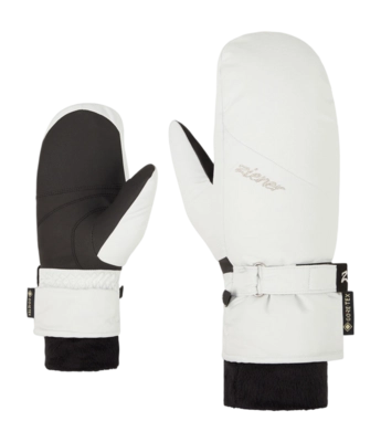 Want Ziener Women Klairo GTX Mitten Glove White Fog