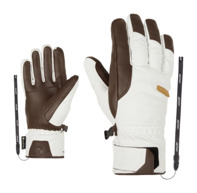 Handschoen Ziener Women Kamary GTX AW Glove White Fog