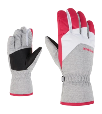 Handschoen Ziener Kids Lando Glove Light Melange/Pop Pink