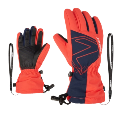 Handschoen Ziener Kids Laval AS(R) AW Glove Fiery Red