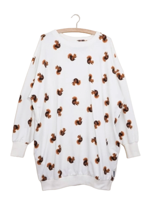 Sweater Dress SNURK Women Squirrels