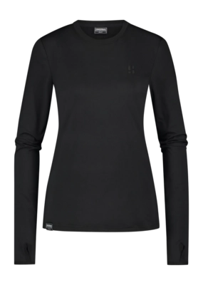 Long Sleeve T-Shirt Poederbaas Women Four Seasons Lightweight Long Sleeve T-Shirt Black